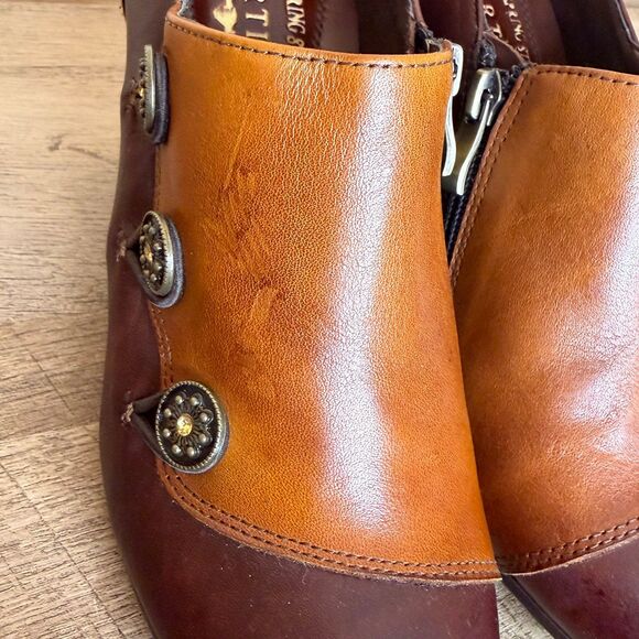 Spring Step L’Artiste Style GreenTea Ankle Boot size 38 shoes - Picture 5 of 10